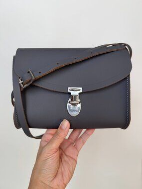 The Cambridge Satchel Company Slate Gray Leather NWOT